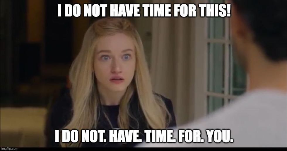 Anna Delvey boss meme: I DO NOT HAVE TIME FOR THIS. I DO NOT HAVE TIME FOR YOU.