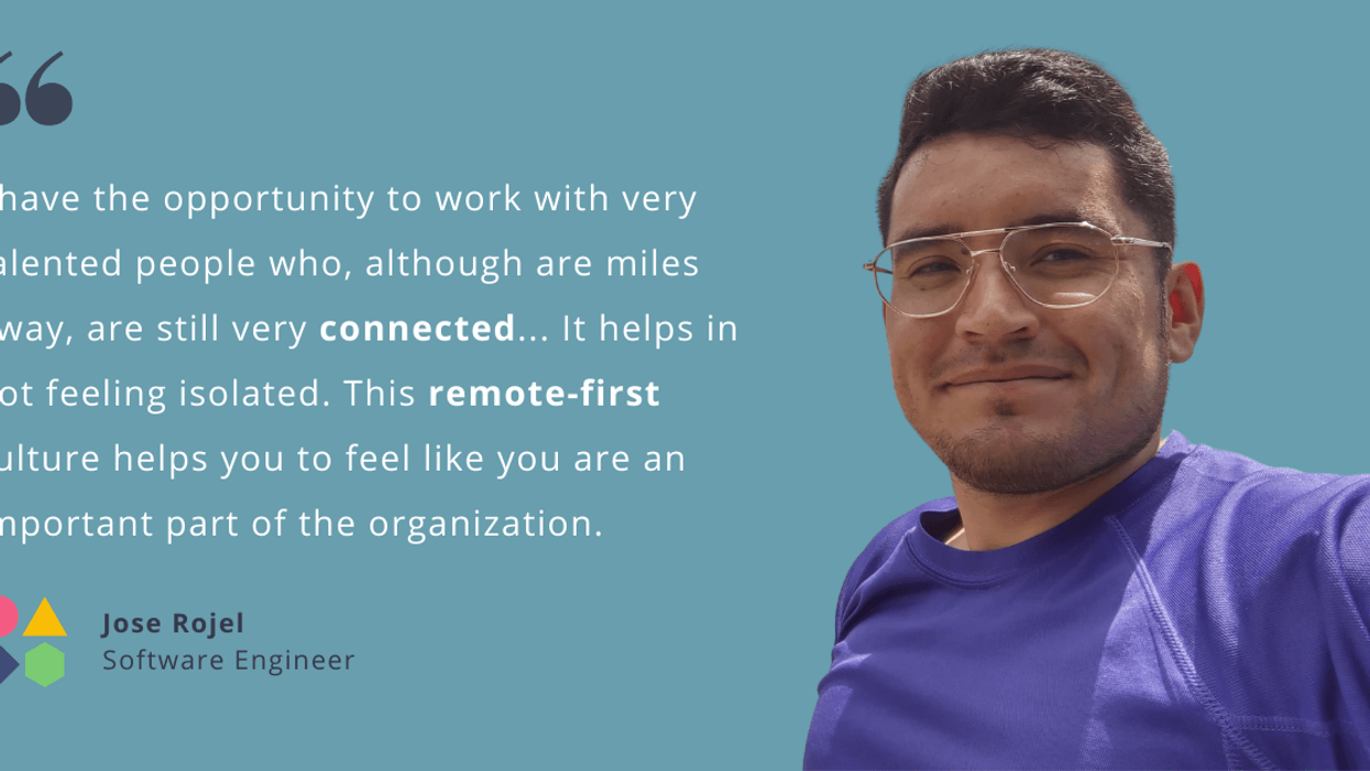 Blog post banner with quote from Jose Rojel, Software Engineer at Helix