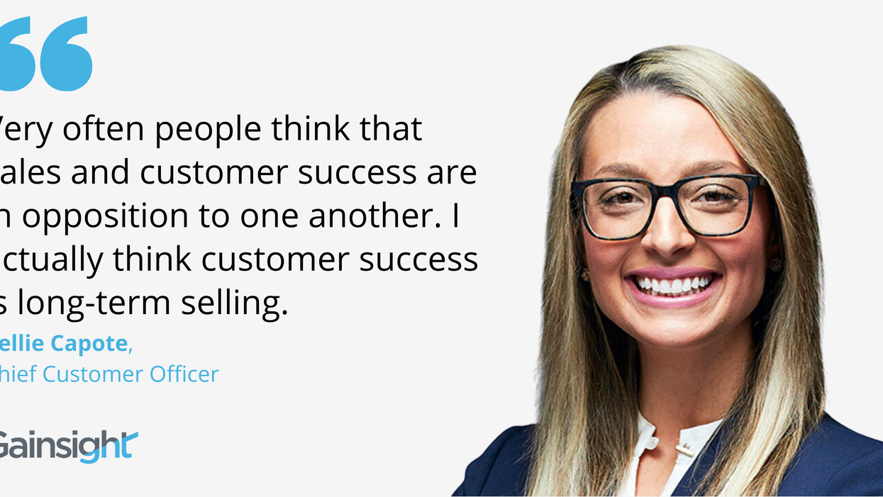 Blog post banner with quote from Kellie Capote, Chief Customer Officer at Gainsight