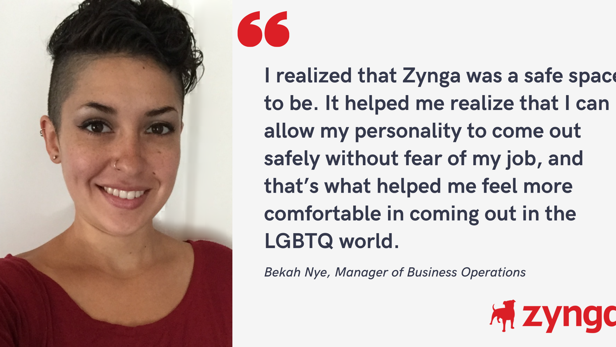 Blog post header with quote from Bekah Nye, Manger of Business Operations at Zynga