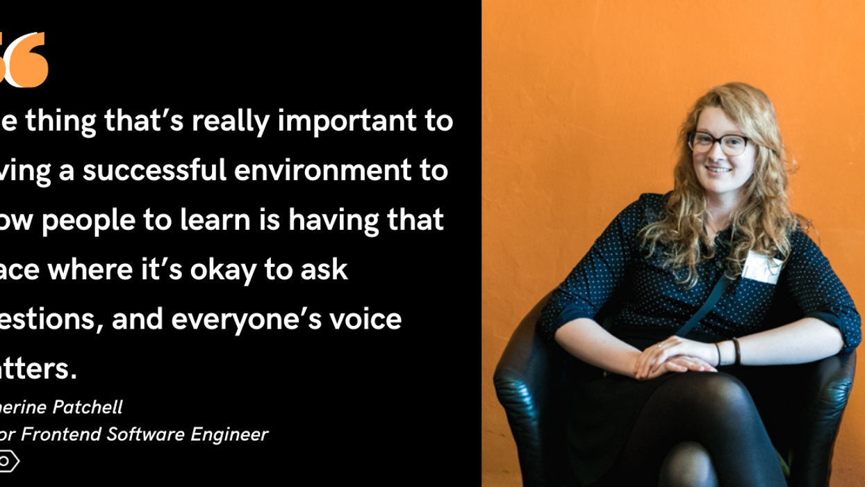 Blog post header with quote from Catherine Patchell, Senior Frontend Software Engineer at Turo