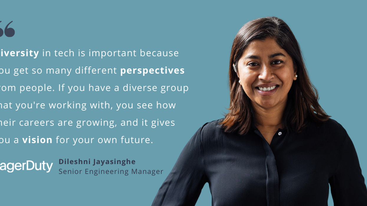 Blog post header with quote from Dileshni Jayasinghe, Senior Engineering Manageer at PagerDuty