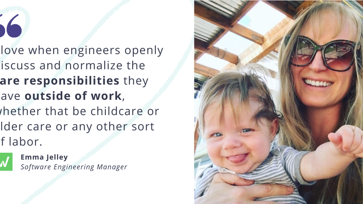 Blog post header with quote from Emma Jelley, Software Engineering Manager at Workiva