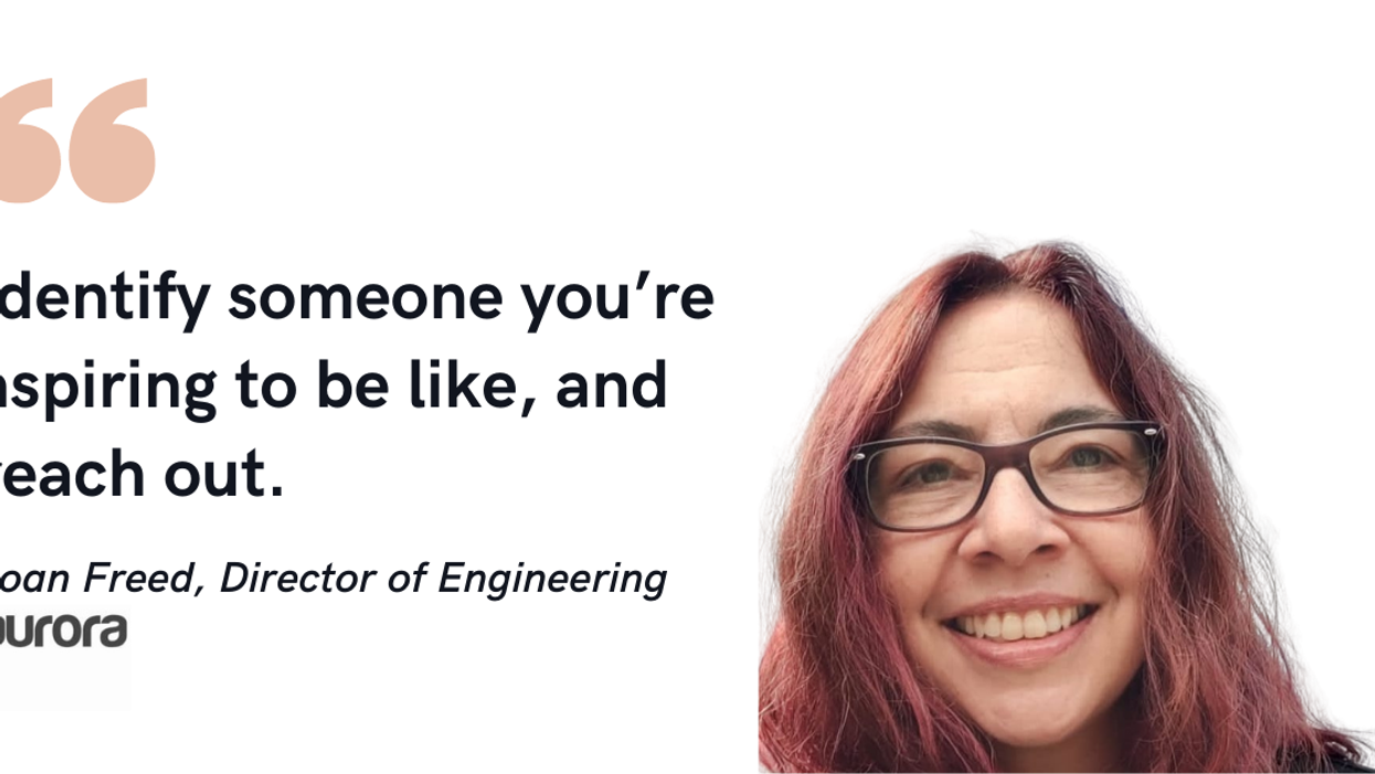 Blog post header with quote from Joan Freed, Director of Engineering at Aurora Solar
