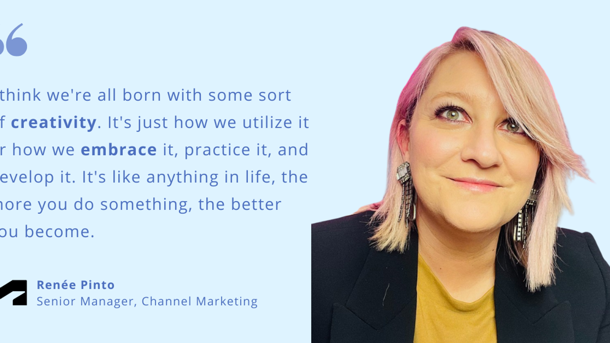 Blog post header with quote from Renée Pinto, Senior Manager of Channel Marketing at Autodesk APAC