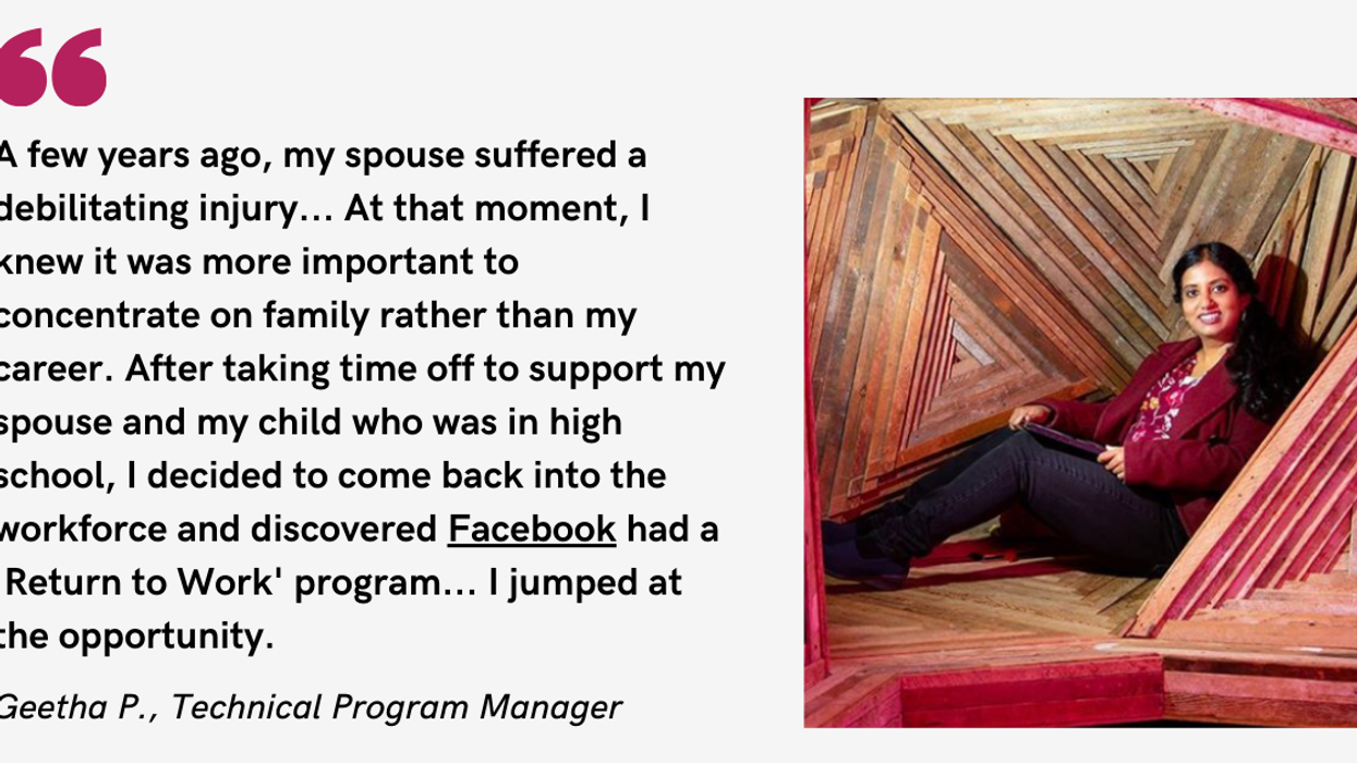 Applications Are Open for Facebook's Return to Work Program!