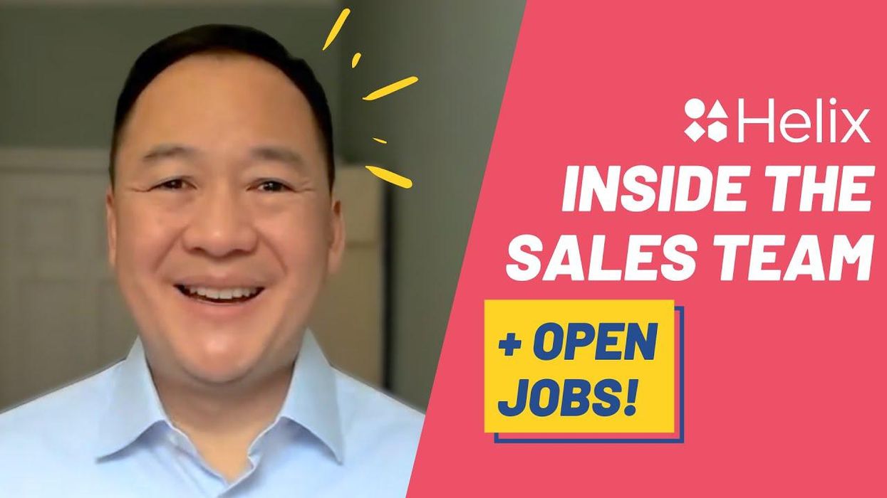 Work in Business Development - Inside the Helix Sales Team