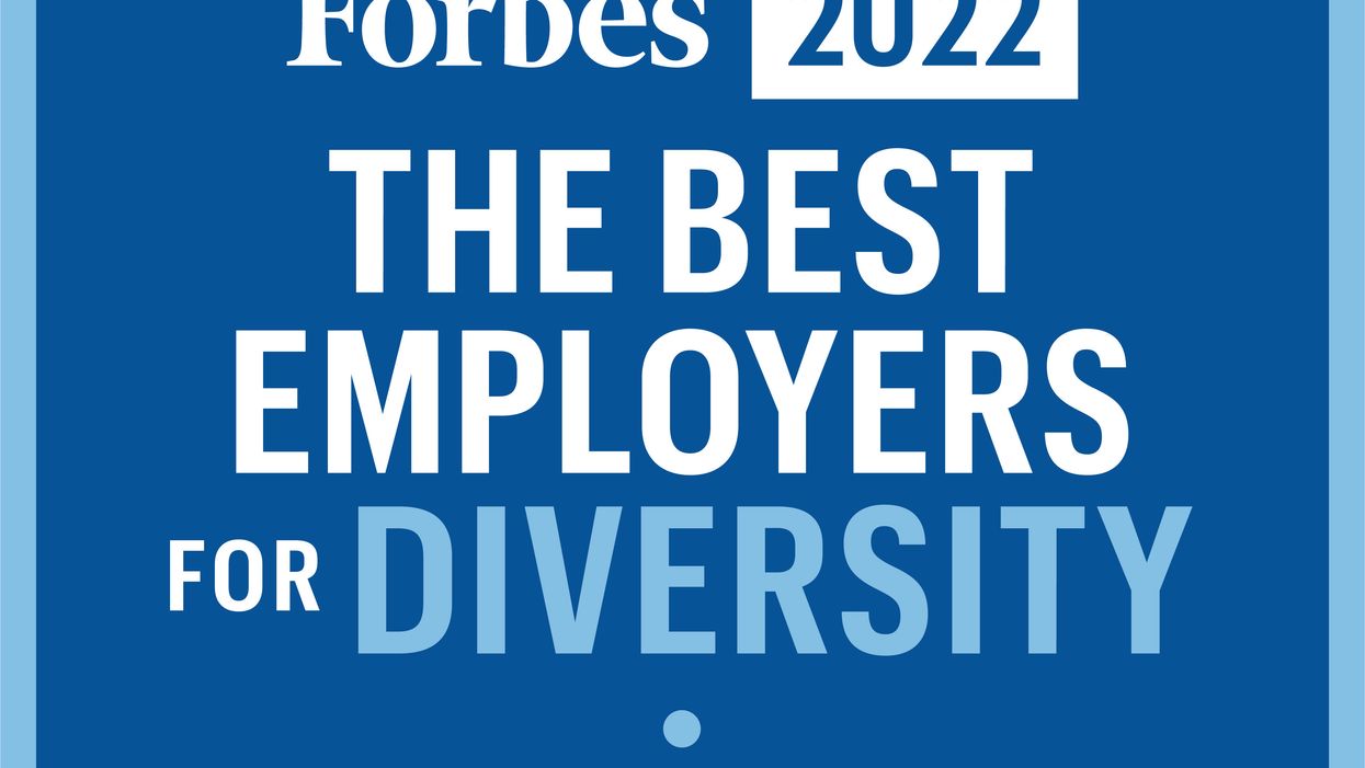 A Forbes Best Employers for Diversity – three years running