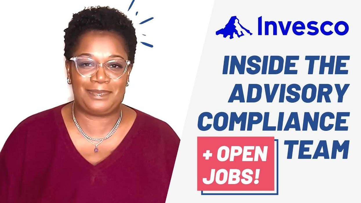 Join a Compliance Team That Provides Continuous Learning. Join Invesco!