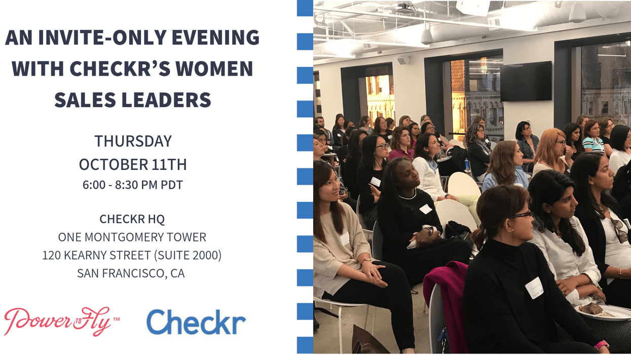 An Evening of Cocktails & Conversations with Checkr’s Women Sales Leaders