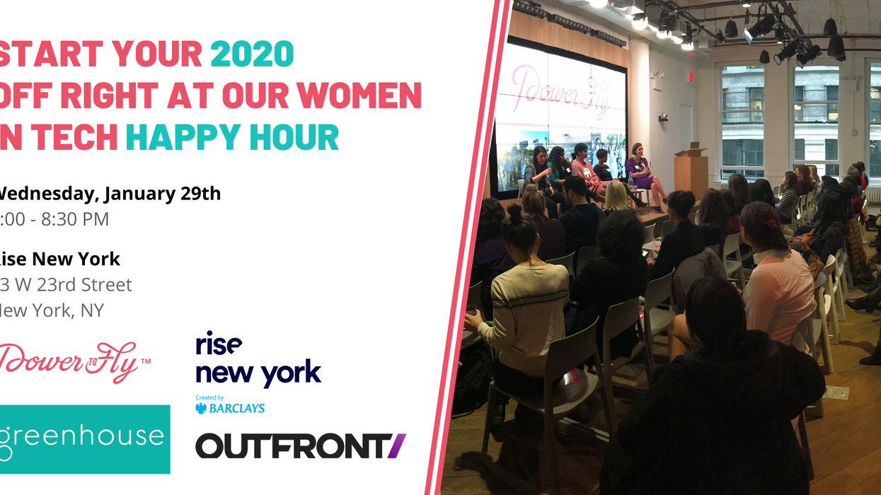 Start Your 2020 Off Right at Our Women in Tech Happy Hour