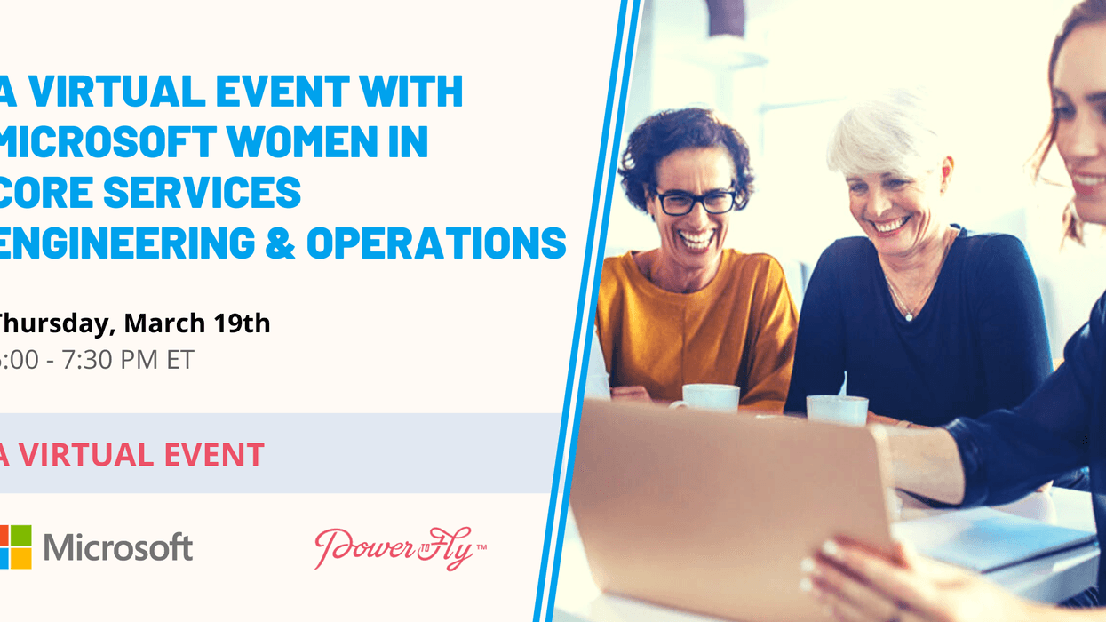A Special Virtual Event with Microsoft Women in Core Services Engineering & Operations