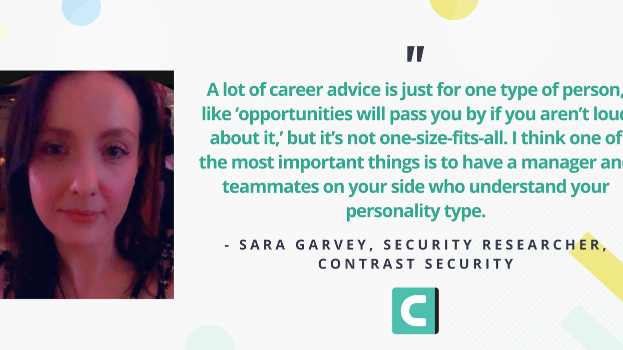 Succeeding as an Introvert on a Distributed Team: 4 Insights from Contrast Security's Sara Garvey
