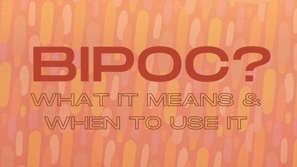 What does BIPOC mean?