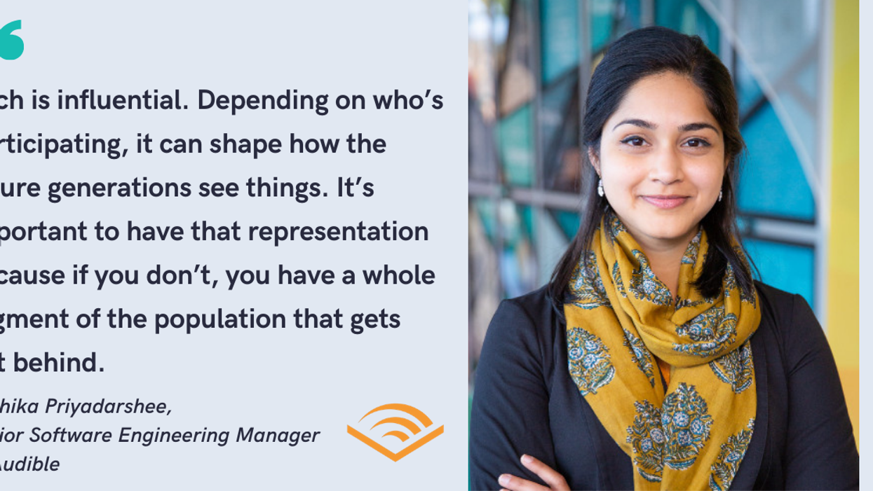 How Giving Back Helps Audible's Anshika Priyadarshee Push Her Industry Forward
