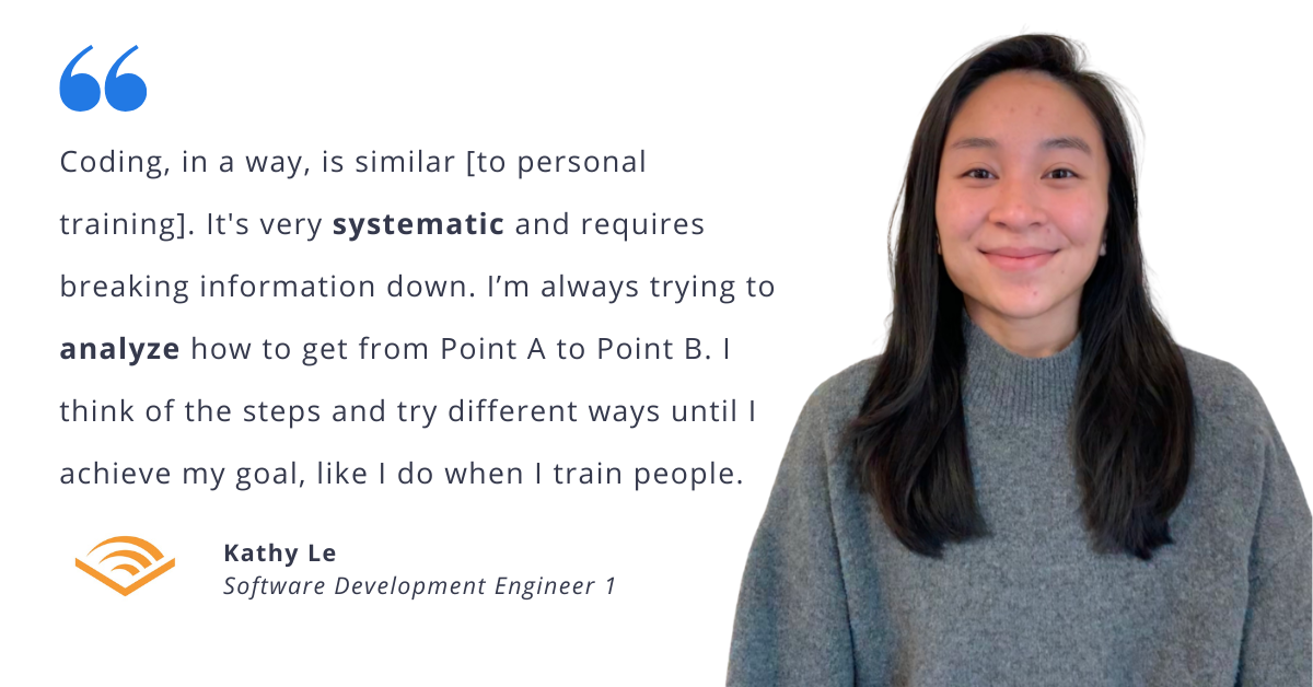 How Audible’s Kathy Le Transitioned to Tech from Health and Fitness