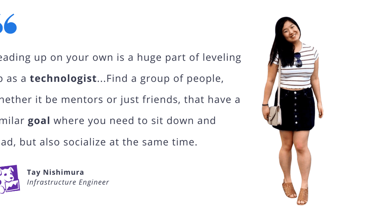 Tay Nishimura from Datadog on How She Built the Confidence to Transition into Infrastructure Engineering