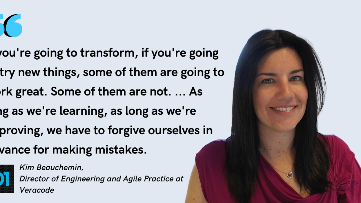 Kim Beauchemin, Director of Engineering and Agile Practice at Veracode