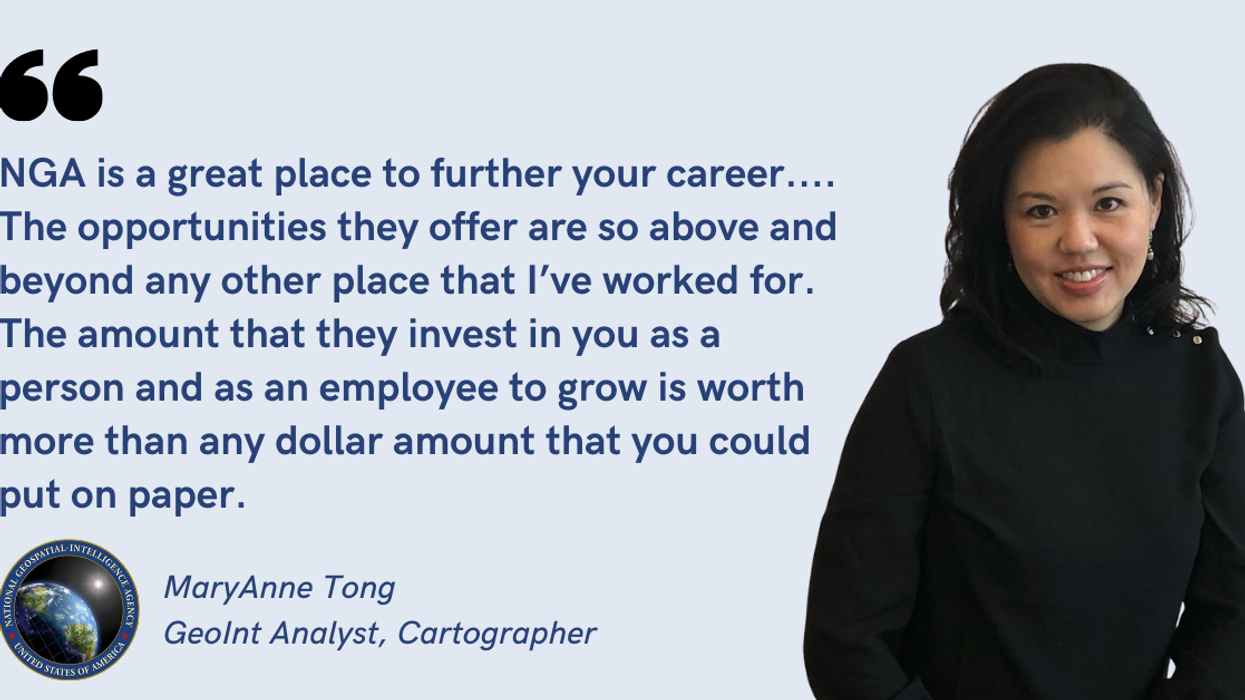 Picture of MaryAnne Tong, GeoInt Analyst at NGA